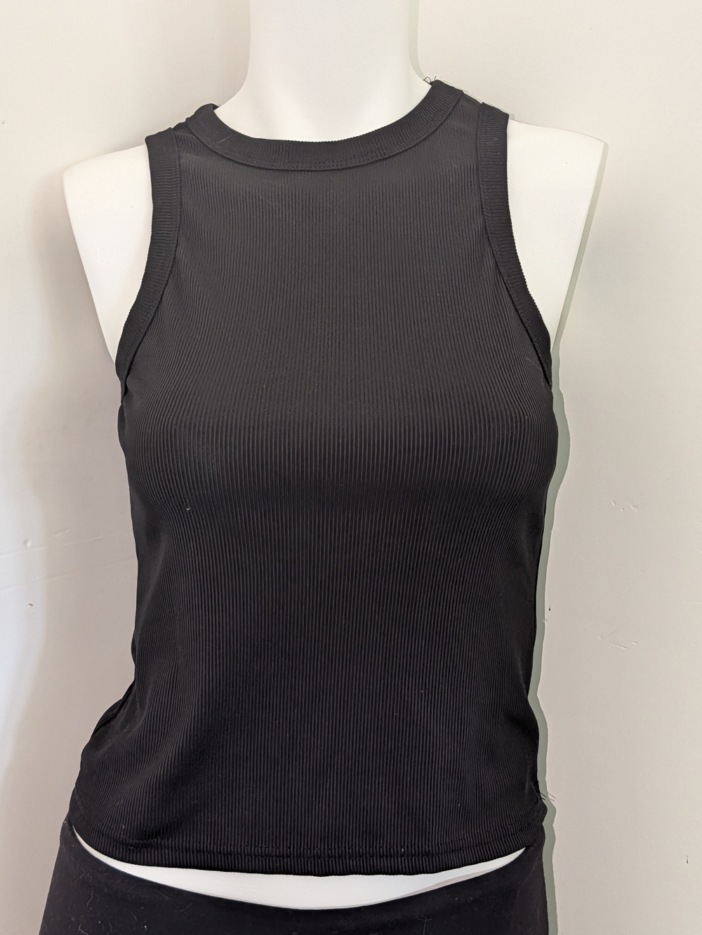 Ribbed Black Tank Top - Classic Women's Tank